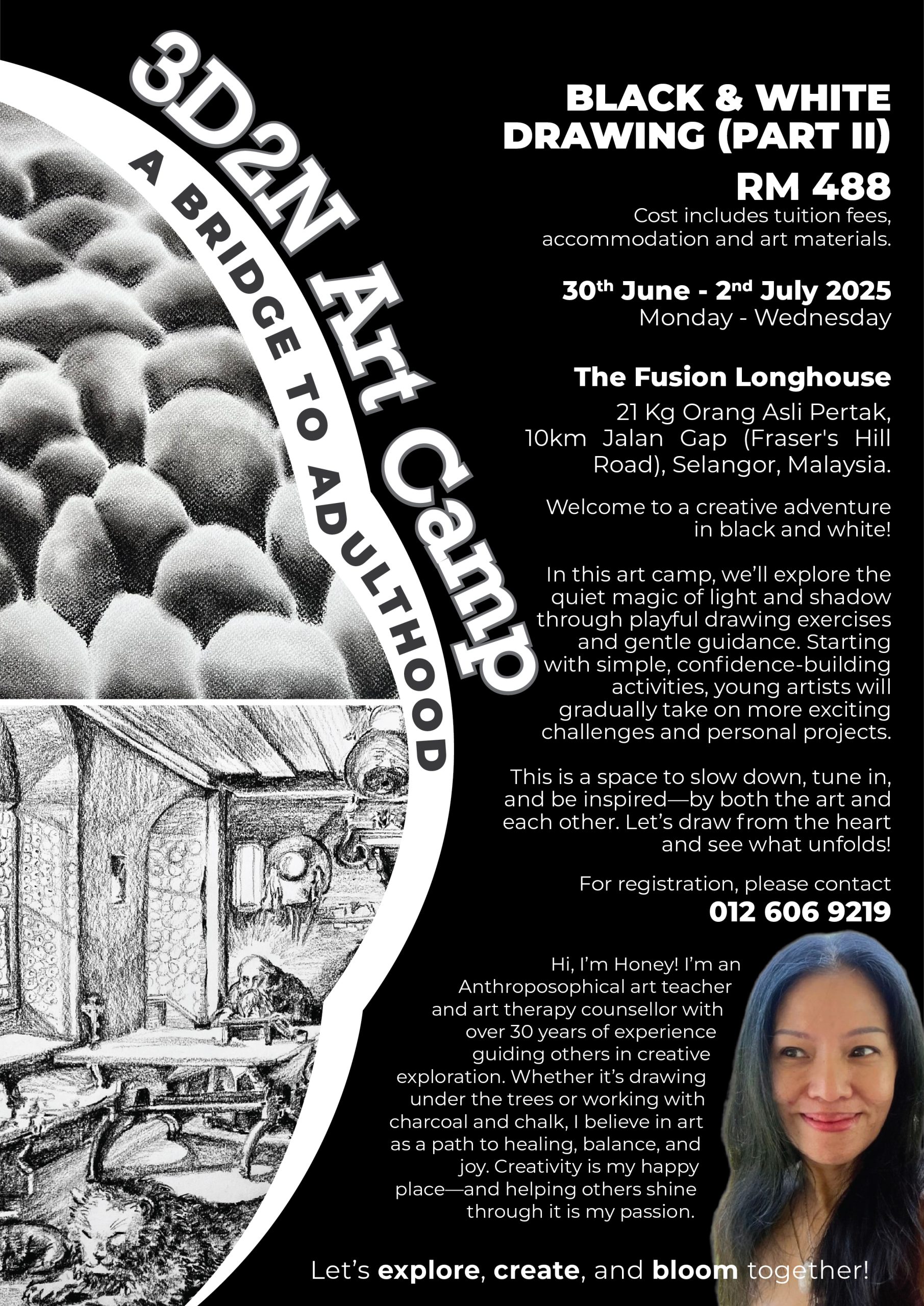 Black and white Drawing Art Camp (Part II)